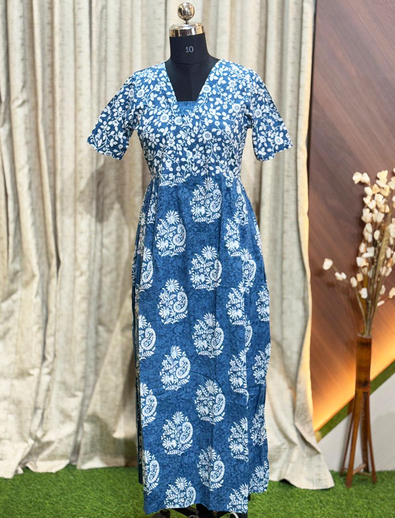 7525 7525 - Frock Style Nighty - Image 1