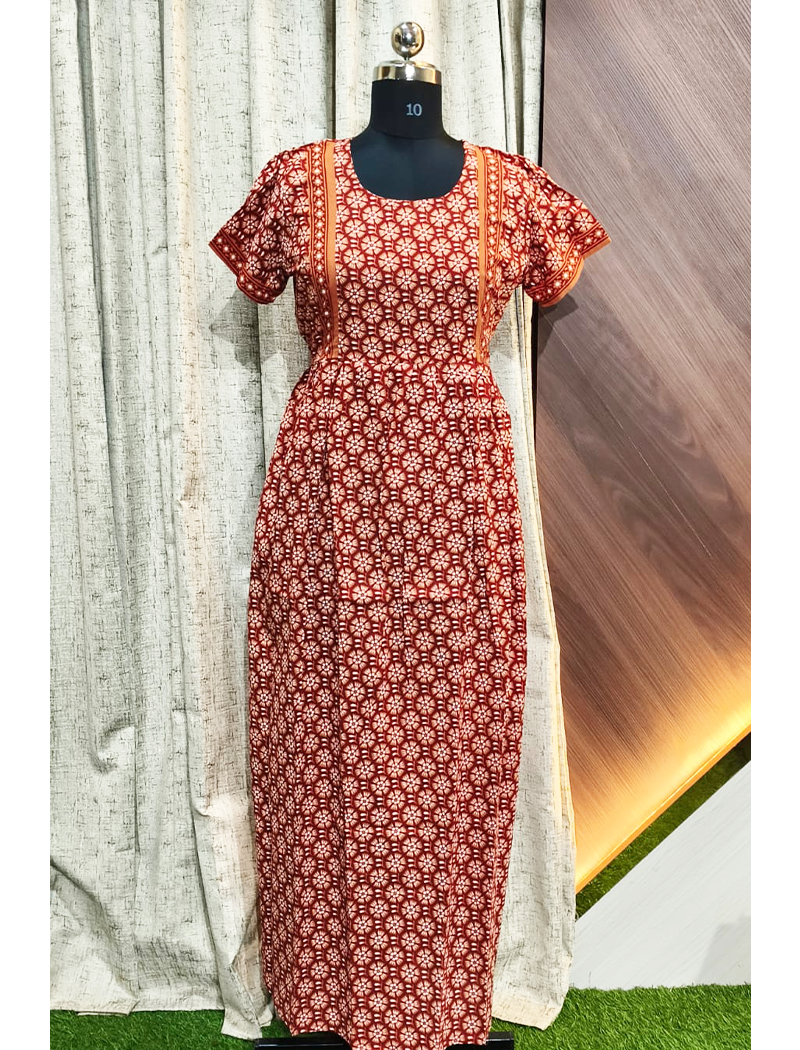 7596 7596 - Frock Style Nighty - Image 1