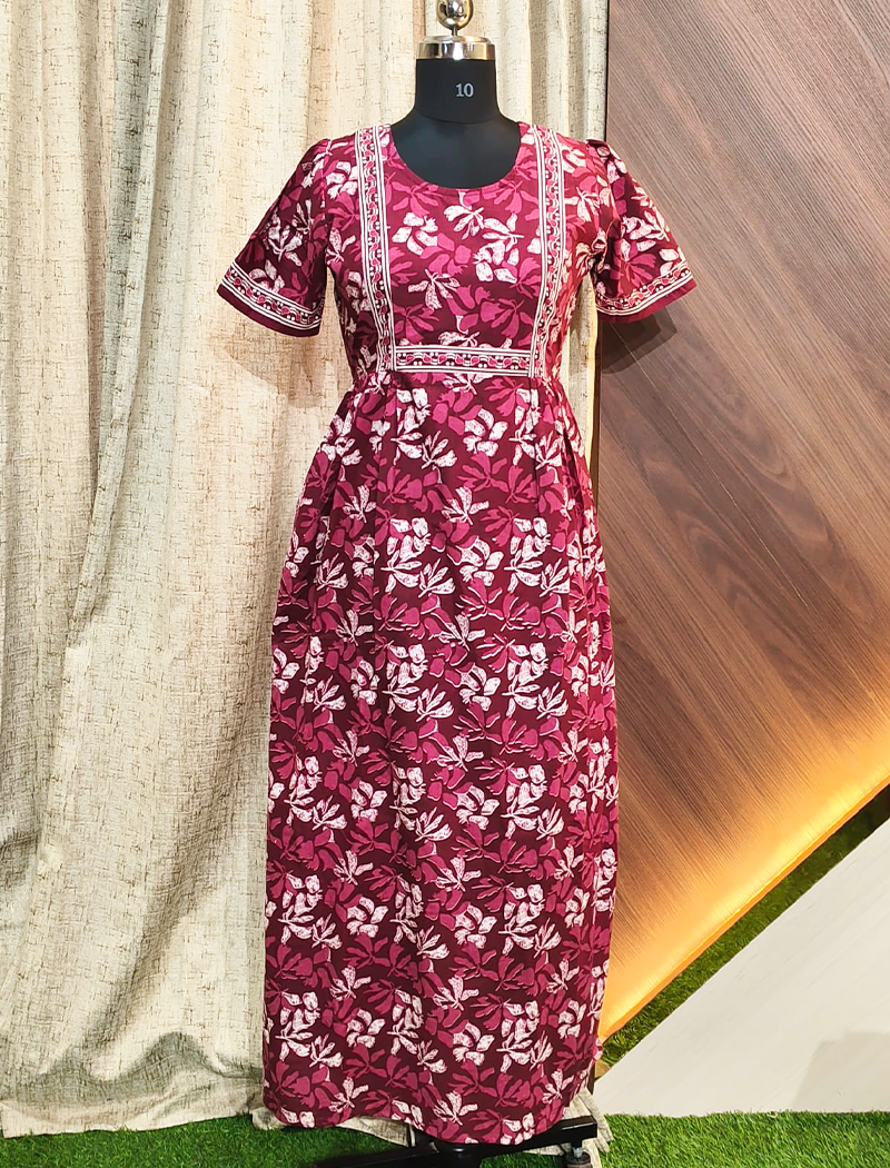 7907 7907 - Frock Style Nighty - Image 1